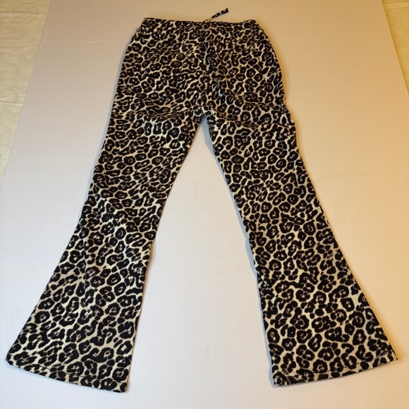 AFRM Leopard High-Waisted Zip Pocket Flare Bell Bottom Jeans/Pants size 26 - Picture 3 of 9